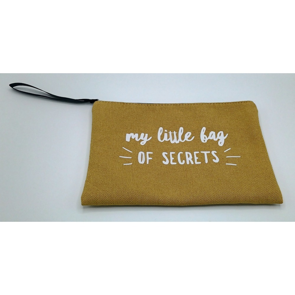 9.5x7" Twice Sheared Sheep My Little Bag Of Secrets Zippered Bag